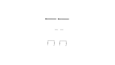 Set accesorii placute frana Delphi LX0264, parte montare : Punte Spate