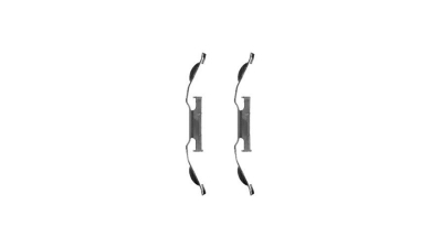 Set accesorii placute frana Delphi LX0330, parte montare : Punte Fata