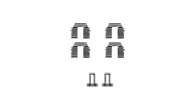 Set accesorii placute frana Delphi LX0335, parte montare : Punte Spate