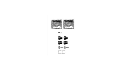 Set accesorii placute frana Delphi LX0357, parte montare : Punte Spate