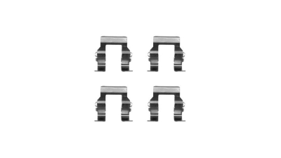 Set accesorii placute frana Delphi LX0367, parte montare : Punte Spate