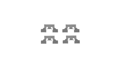 Set accesorii placute frana Delphi LX0401, parte montare : Punte Spate