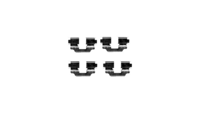 Set accesorii placute frana Delphi LX0424, parte montare : Punte Fata