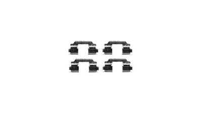 Set accesorii placute frana Delphi LX0426, parte montare : Punte Fata