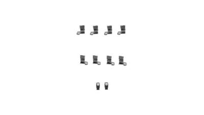 Set accesorii placute frana Delphi LX0432, parte montare : Punte Fata