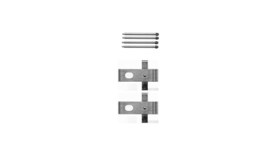 Set accesorii placute frana Delphi LX0443, parte montare : Punte Fata