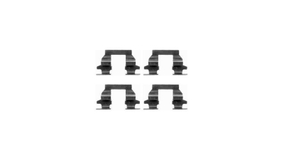 Set accesorii placute frana Delphi LX0446, parte montare : Punte Spate