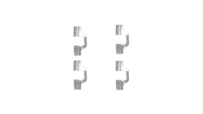 Set accesorii placute frana Delphi LX0492, parte montare : Punte Spate