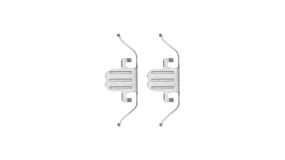 Set accesorii placute frana Delphi LX0494, parte montare : Punte Fata
