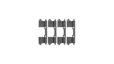 Set accesorii placute frana Delphi LX0502, parte montare : Punte Fata