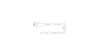 Senzor uzura placute frana Delphi LZ0103, parte montare : Punte Fata
