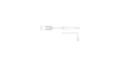 Senzor uzura placute frana Delphi LZ0137, parte montare : Punte Spate