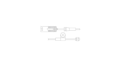 Senzor uzura placute frana Delphi LZ0140, parte montare : Punte Spate