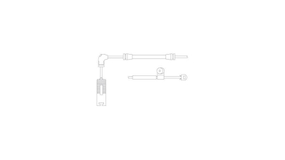 Senzor uzura placute frana Delphi LZ0150, parte montare : Punte Fata
