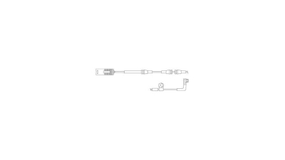 Senzor uzura placute frana Delphi LZ0172, parte montare : Punte Spate