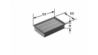 Filtru aer Clean Filters MA1354 Audi A4 Avant (8Ed, B7) A4 Avant (8E5, B6) A4 Cabriolet (8H7, B6, 8He, B7) Exeo St (3R5) Exeo (3R2) A4 (8Ec, B7) A4 (8E2, B6)