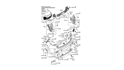 Suport Centru Bara Spate Poz 5 Mazda BHS350251A