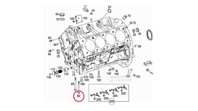 Surub Mercedes A1560110471