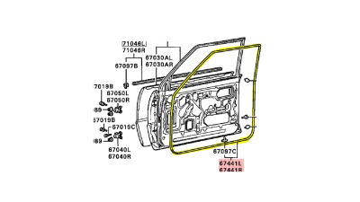 Cheder Usa Fata Stanga Mitsubishi 5725A315