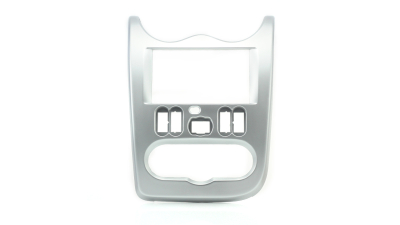 Rama adaptor 2 DIN Dacia duster 1/ Dacia logan 2 silver /Dacia sandero 2 silver, 1 buc., MIX-17