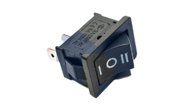 Comutator 3 pozitii 1 - Oprit - 2 , 3A 250V AC , culoare negru
