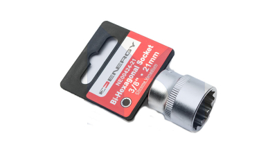 Cap cheie tubulara Energy BiHexagonal 3/8 21mm 