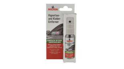 Solutie inlaturare autocolant NIGRIN 30 ml, dizolva si indeparteaza etichetele adezive
