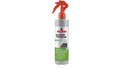 Solutie pentru reconditionare si conservare plastic NIGRIN 300 ml, pentru plastic, vinyl, cauciuc si piele sintetica - LUCIOASA