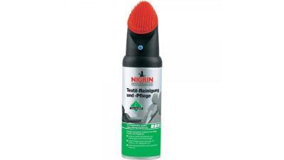 Spray curatat tapiteria Nigrin pentru curatat mochete si scaune spuma cu perie , 400 ml