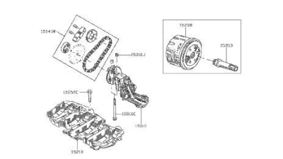 Kit Angrenare Pompa Ulei Nissan 15041AW300