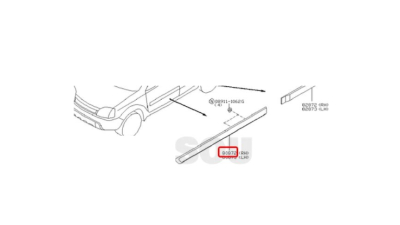 Bandou Fata Dreapta Nissan 808708H309