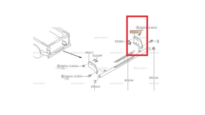 Suport Bara Stanga 852123s310 Nissan 852123S310