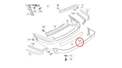 Spoiler - O.E. Oe 91 L 3B9807434AB41