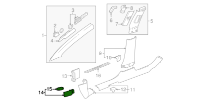 Lampa Portbagaj-O.E. Opel 13221556