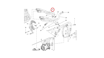 Set Furtunuri Calorifer Opel 13251459