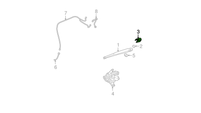 Capac Piulita Brat Stergator Luneta -O.E. Opel 13256921