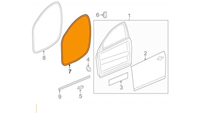 Cheder Fata Dreapta Opel 13259942