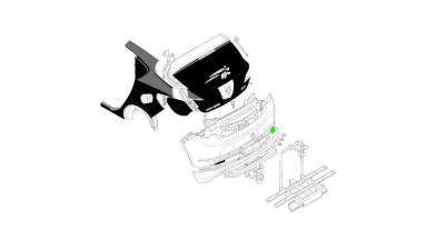 Capac Carlig Remorcare Bara Spate -O.E. Opel 13266588