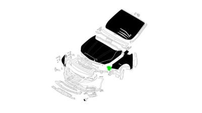 Suport Aripa Fata Dreapta Opel 13302328