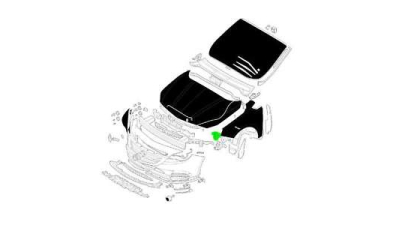 Suport Metalic Aripa Stanga Fata -O.E. Opel 13302329