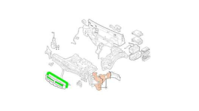 Deflector -O.E. Opel 13336752
