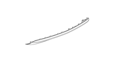 Spoiler inferior bara spate Opel Astra J, Original, 13353299