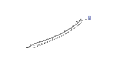 Spoiler Inferior Bara Cu Locas Opel 13353303