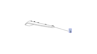 Ornament Dreapta Grila Rad Opel 13477107