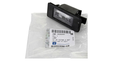 Lampa Numar Inmatriculare Opel 13590043