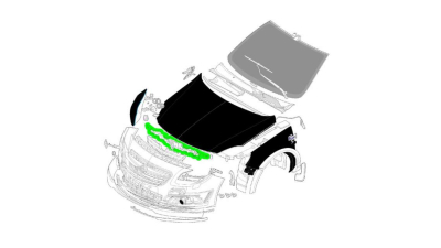 Suport Centru Bara Fata -O.E. Opel 22798560