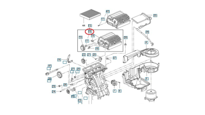Carcasa Opel 23130295