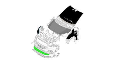 Armatura Bara Fata Inferioara -O.E. Opel 39014308