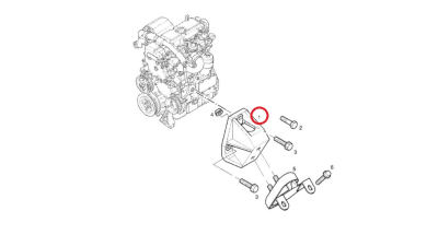 Suport Motor Stanga Opel 5682533