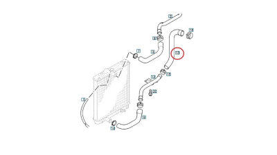 Furtun La Pompa Apa Opel 9205580